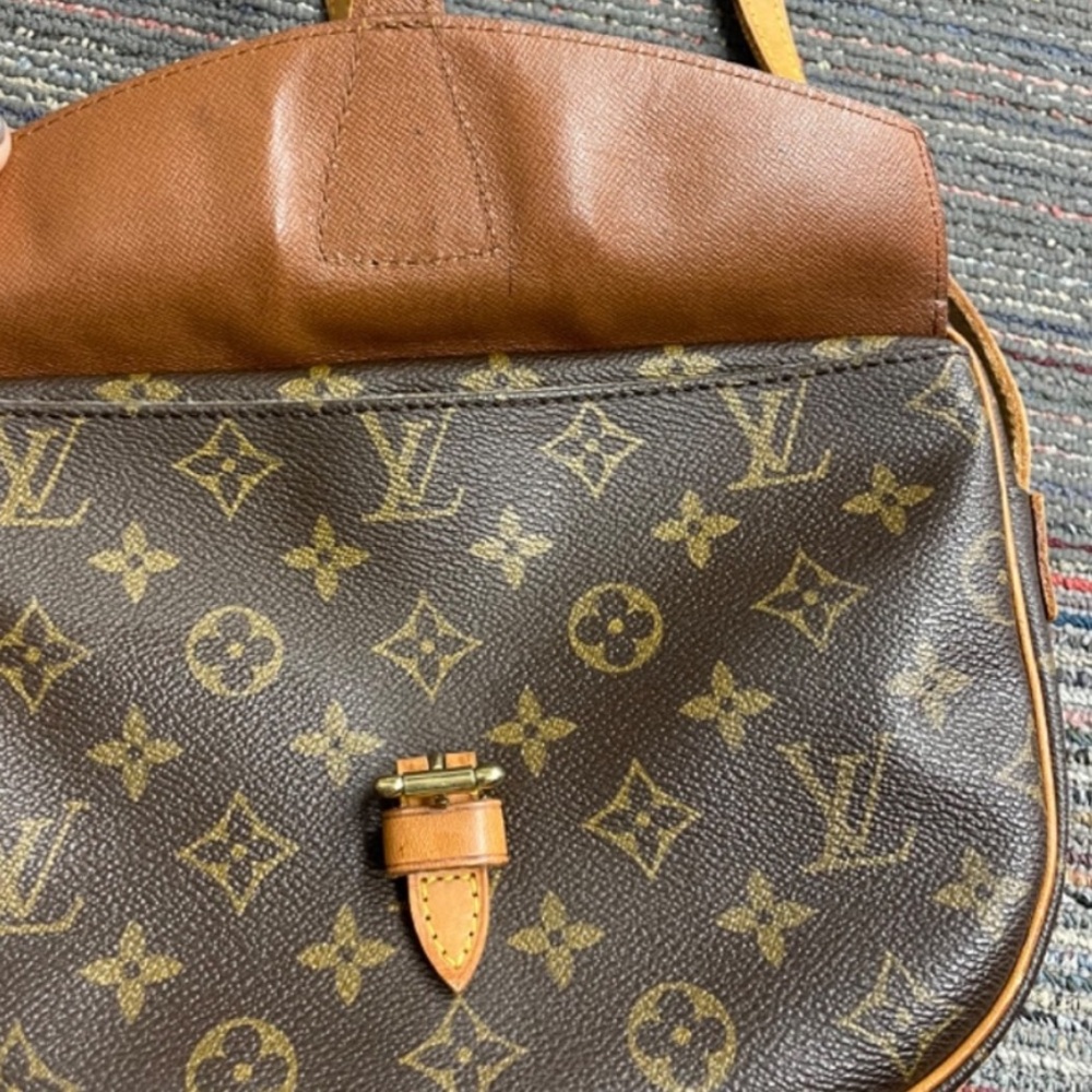 Louis Vuitton Brown and Yellow Crossbody Bag - Picture 2 of 9